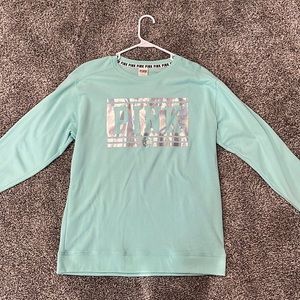 Lightly worn aqua size small Victoria’s Secret PINK top!